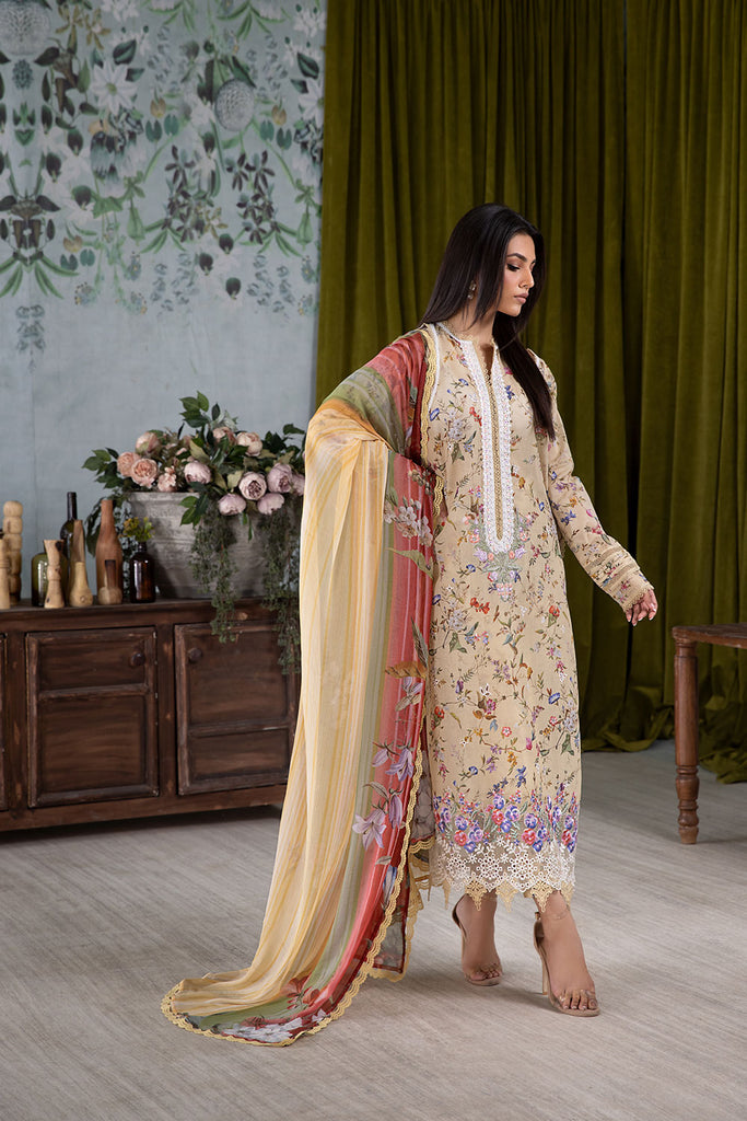 Sobia Nazir Vital Vol-02 Embroidered Lawn Unstitched 3Pc Suit VT25V2-03A