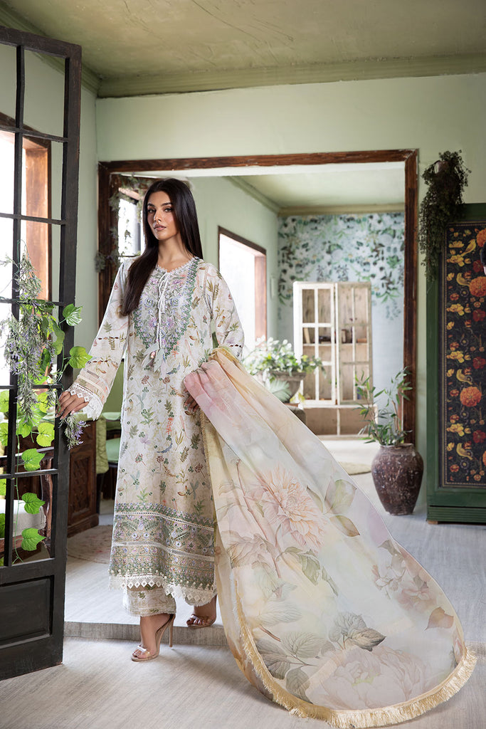 Sobia Nazir Vital Vol-02 Embroidered Lawn Unstitched 3Pc Suit VT25V2-06B