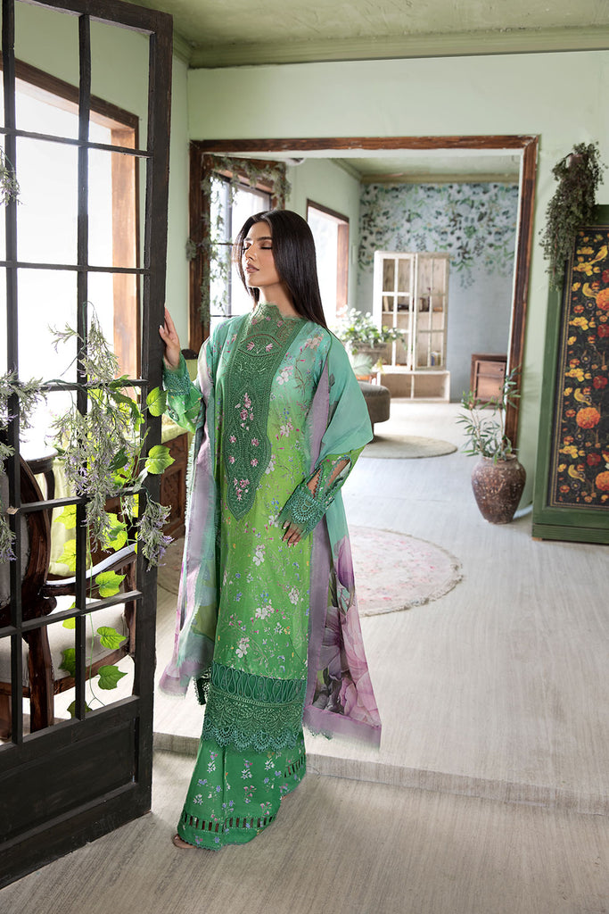 Sobia Nazir Vital Vol-02 Embroidered Lawn Unstitched 3Pc Suit VT25V2-08B