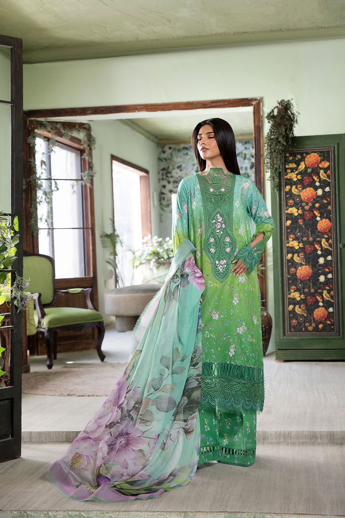 Sobia Nazir Vital Vol-02 Embroidered Lawn Unstitched 3Pc Suit VT25V2-08B