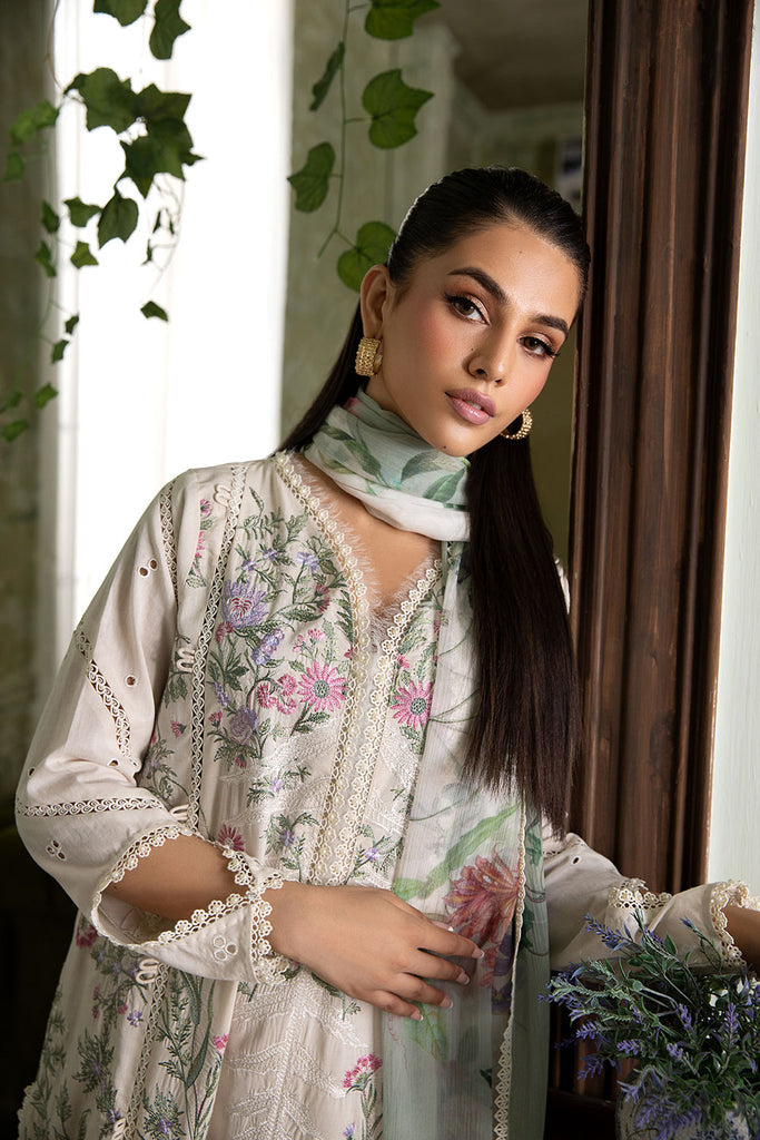 Sobia Nazir Vital Vol-02 Embroidered Lawn Unstitched 3Pc Suit VT25V2-09A