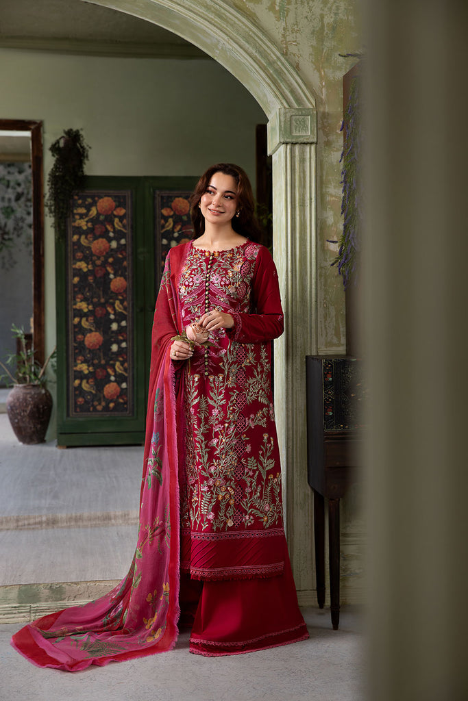 Sobia Nazir Vital Vol-02 Embroidered Lawn Unstitched 3Pc Suit VT25V2-09B