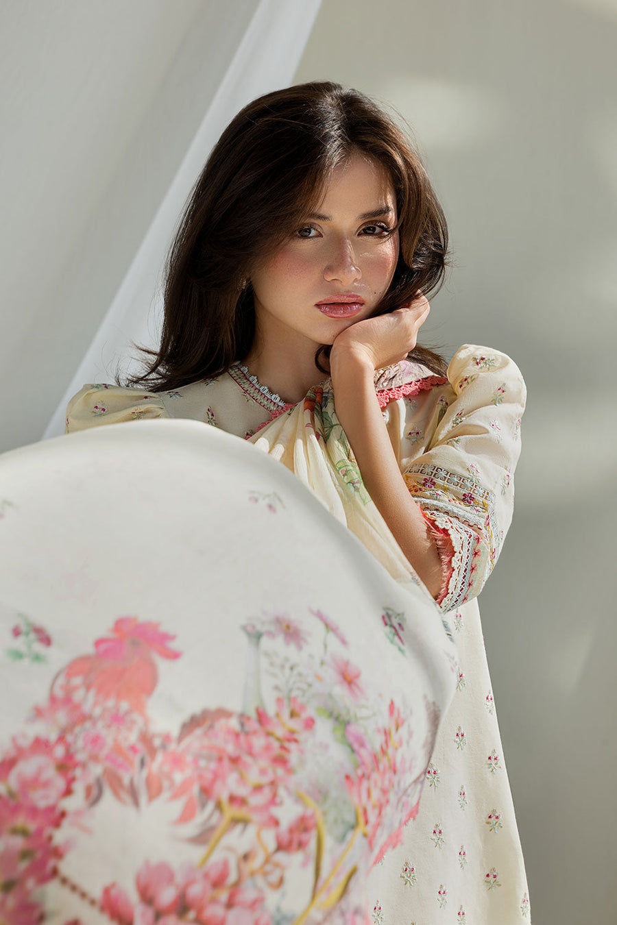 Sobia Nazir Vital Embroidered Lawn Unstitched 3Pc Suit VT26-10A