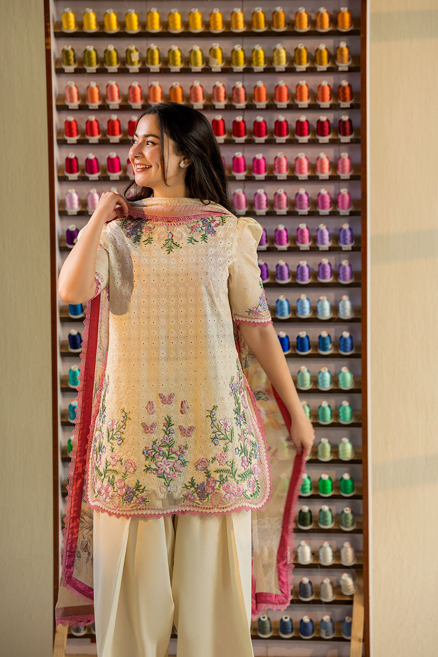 Sobia Nazir Vital Embroidered Lawn Unstitched 3Pc Suit VT26-11B