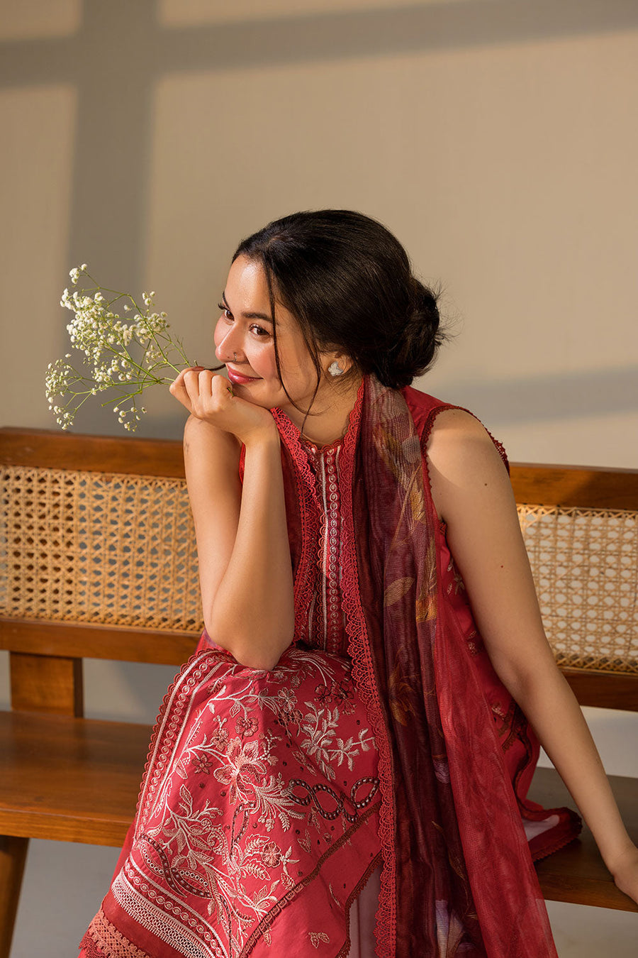 Sobia Nazir Vital Embroidered Lawn Unstitched 3Pc Suit VT26-12A