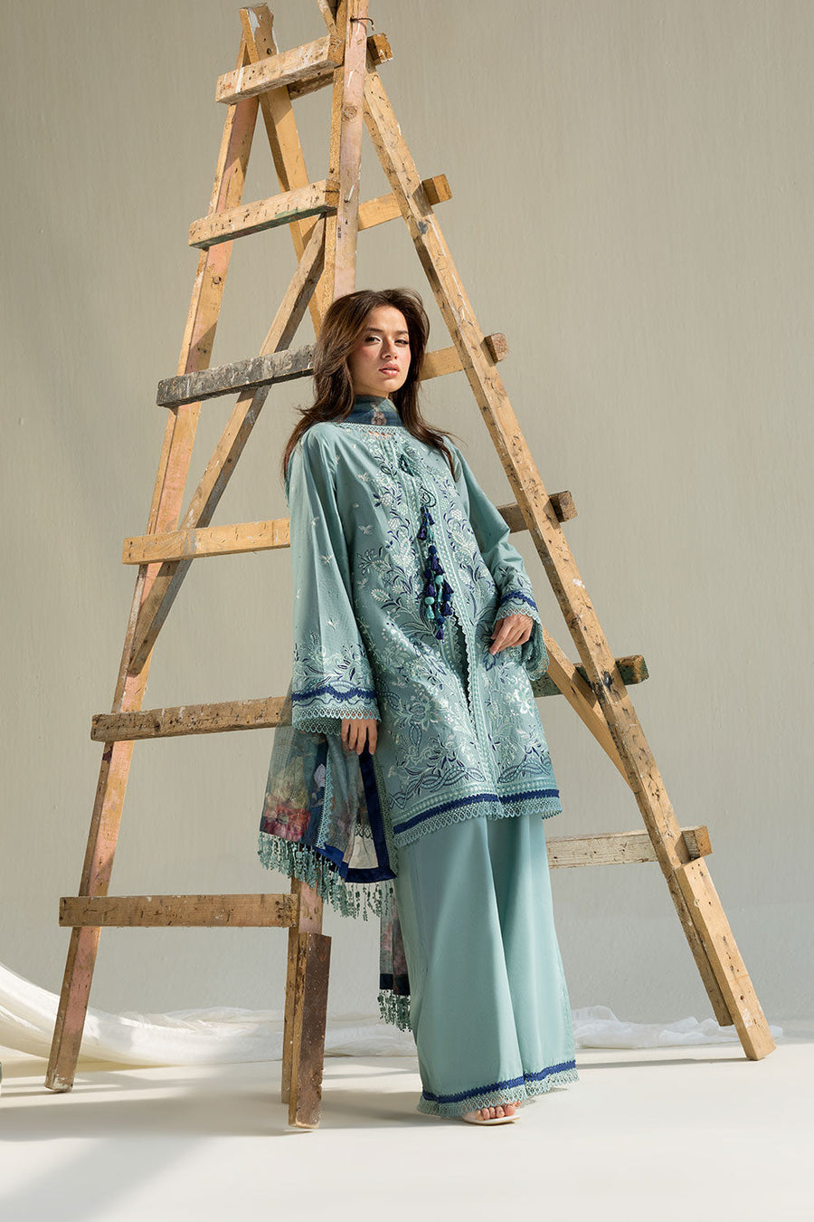 Sobia Nazir Vital Embroidered Lawn Unstitched 3Pc Suit VT26-12B