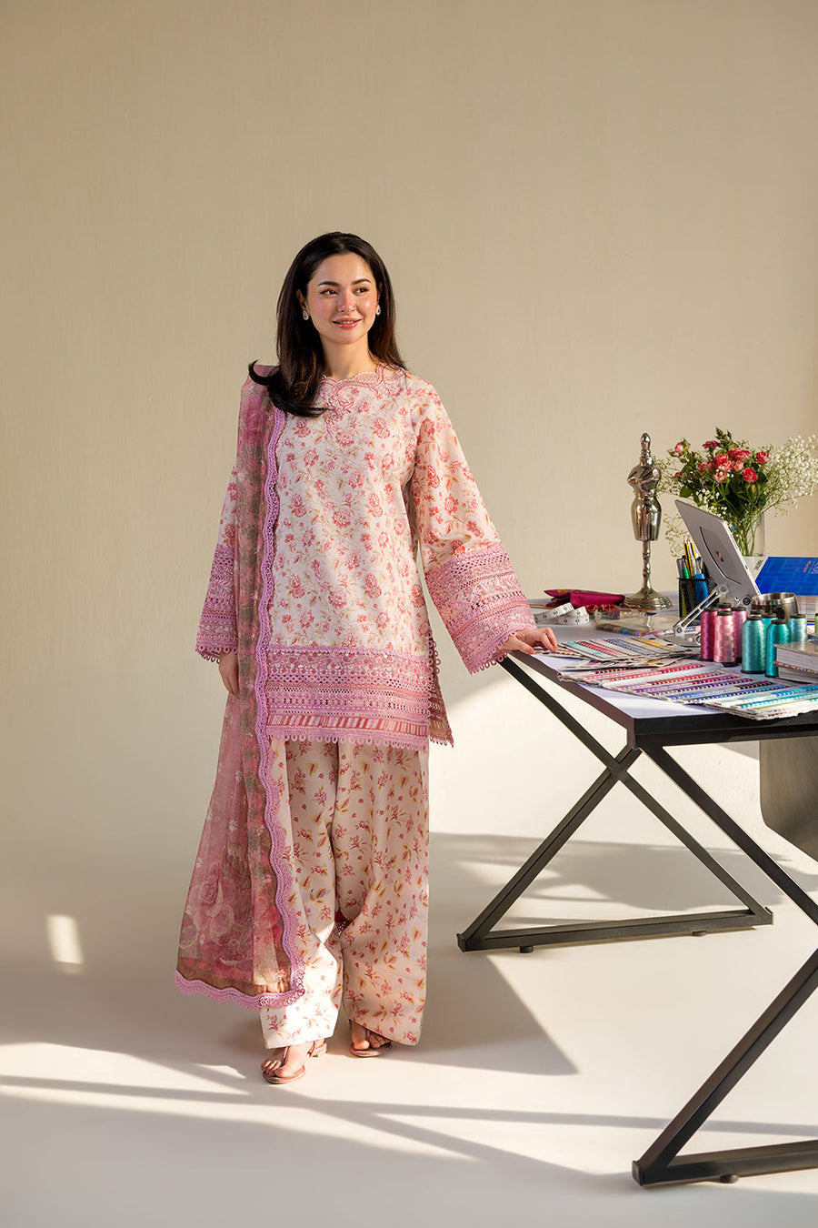 Sobia Nazir Vital Embroidered Lawn Unstitched 3Pc Suit VT26-01A
