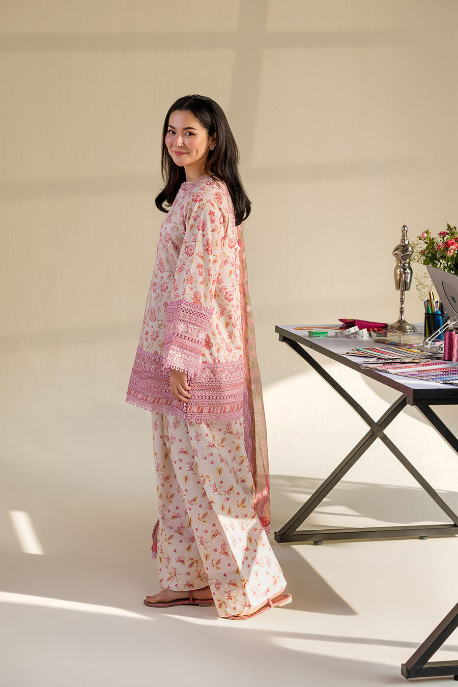 Sobia Nazir Vital Embroidered Lawn Unstitched 3Pc Suit VT26-01A