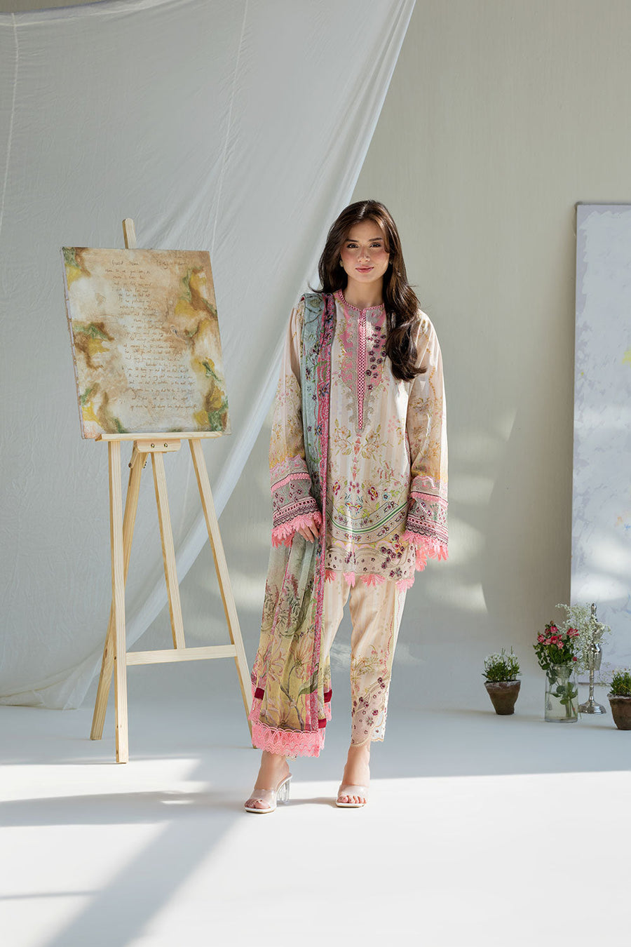 Sobia Nazir Vital Embroidered Lawn Unstitched 3Pc Suit VT26-02A