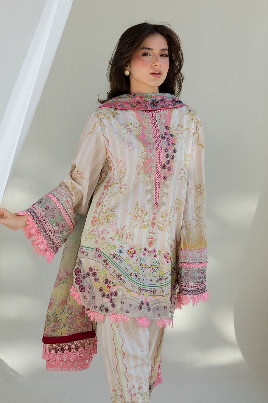 Sobia Nazir Vital Embroidered Lawn Unstitched 3Pc Suit VT26-02A