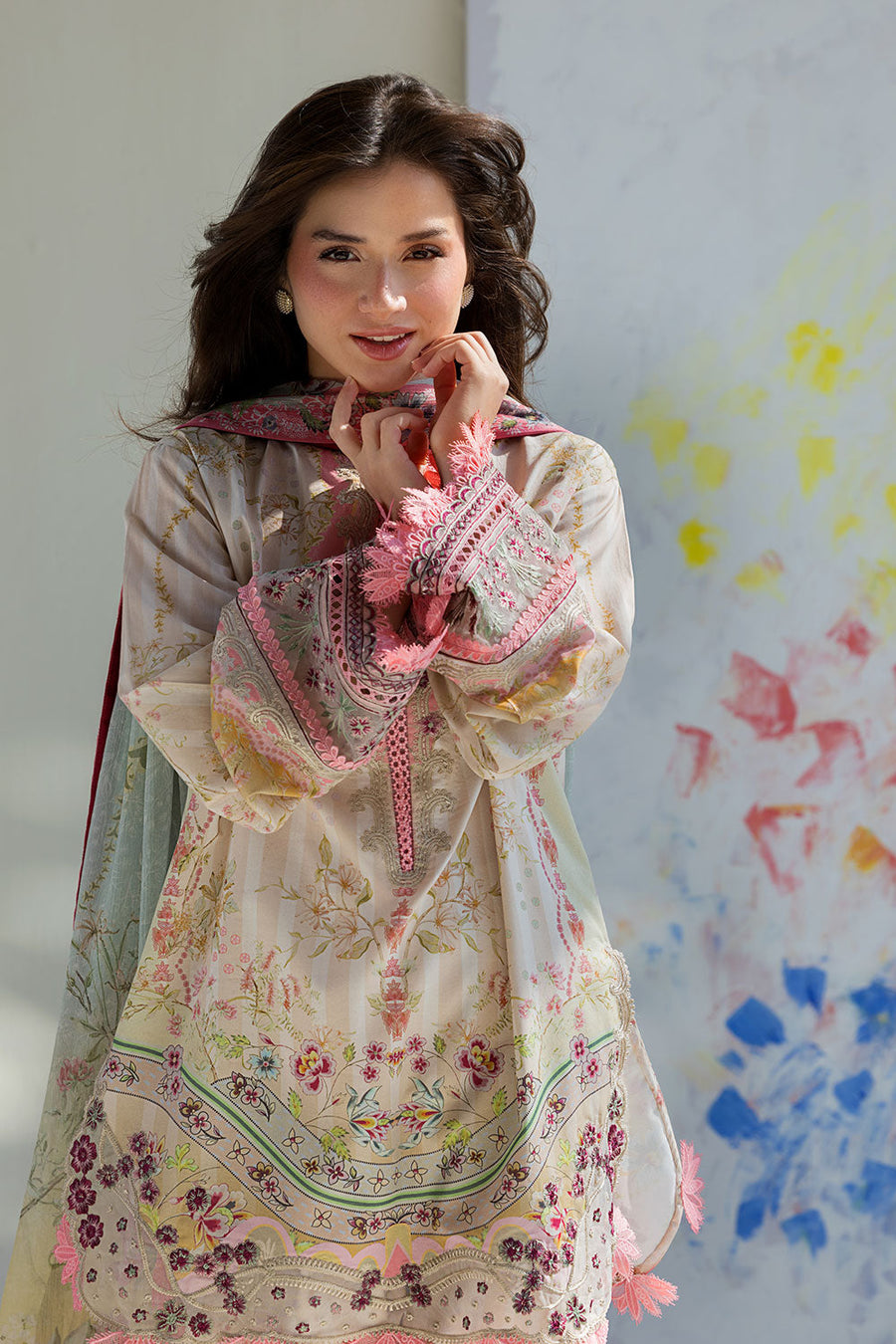 Sobia Nazir Vital Embroidered Lawn Unstitched 3Pc Suit VT26-02A