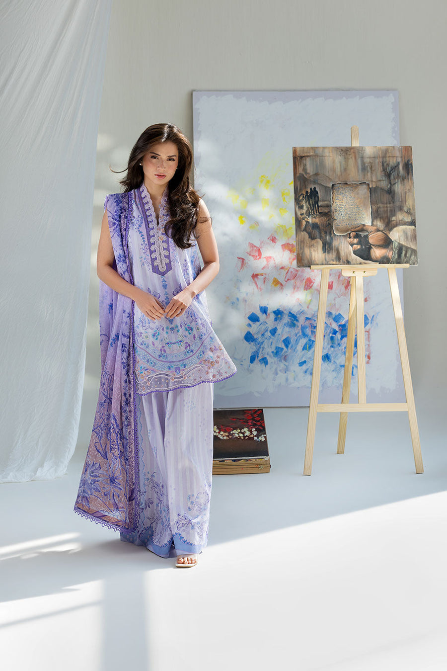 Sobia Nazir Vital Embroidered Lawn Unstitched 3Pc Suit VT26-02B