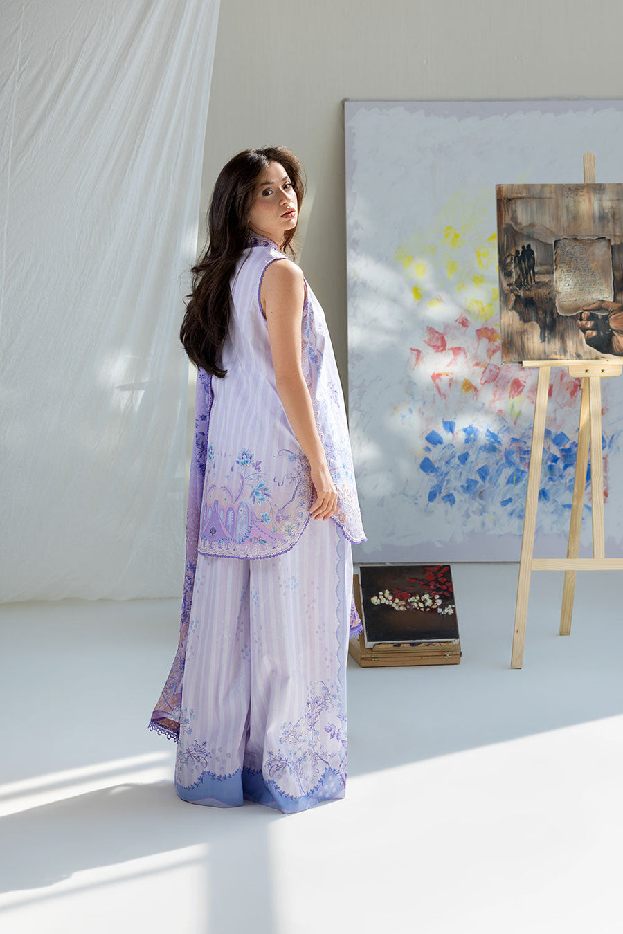 Sobia Nazir Vital Embroidered Lawn Unstitched 3Pc Suit VT26-02B
