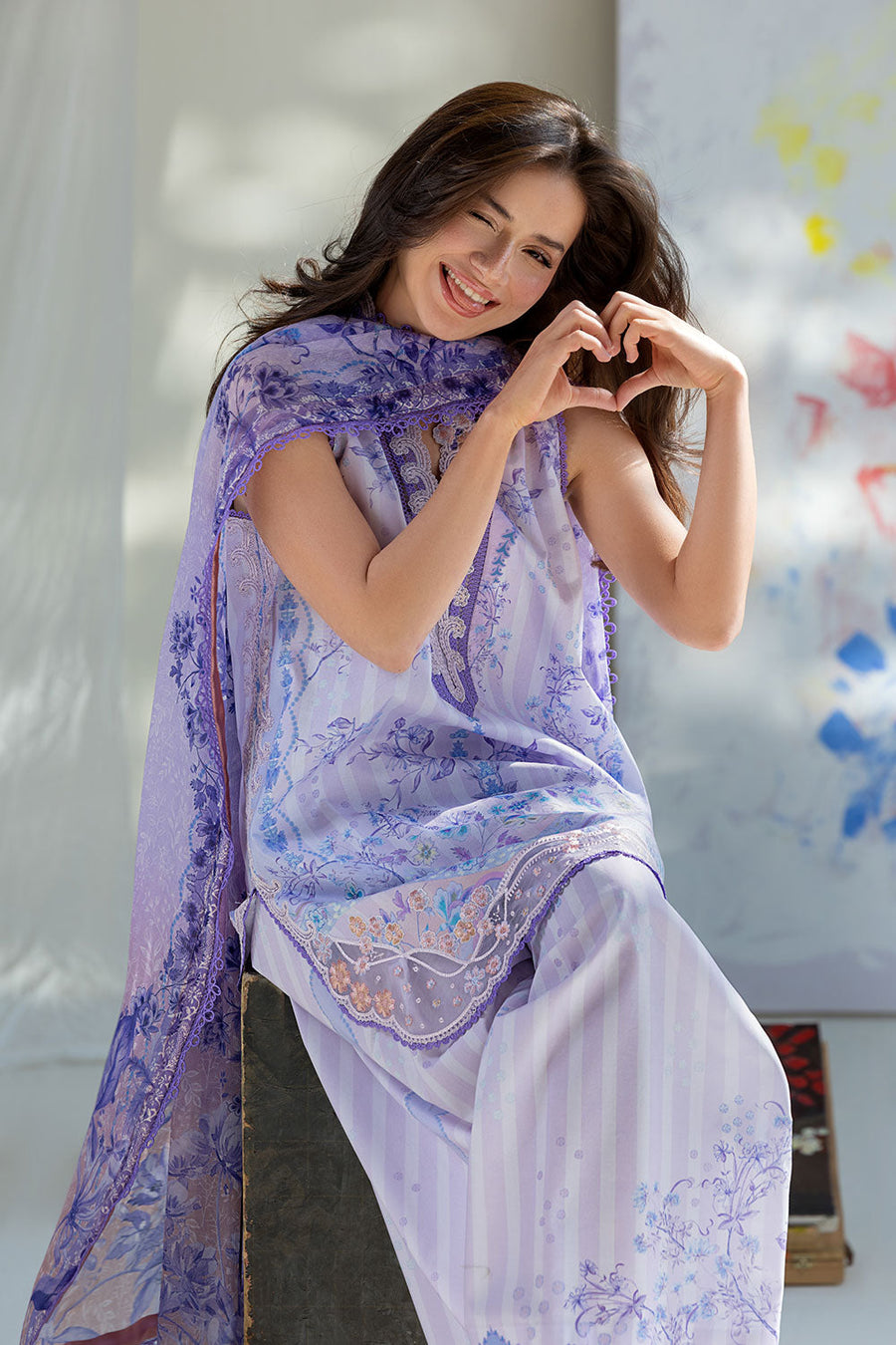 Sobia Nazir Vital Embroidered Lawn Unstitched 3Pc Suit VT26-02B