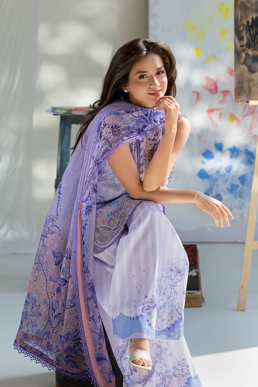 Sobia Nazir Vital Embroidered Lawn Unstitched 3Pc Suit VT26-02B