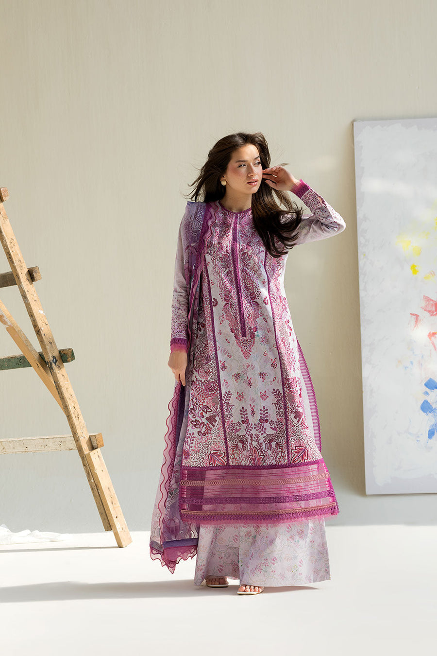Sobia Nazir Vital Embroidered Lawn Unstitched 3Pc Suit VT26-05A