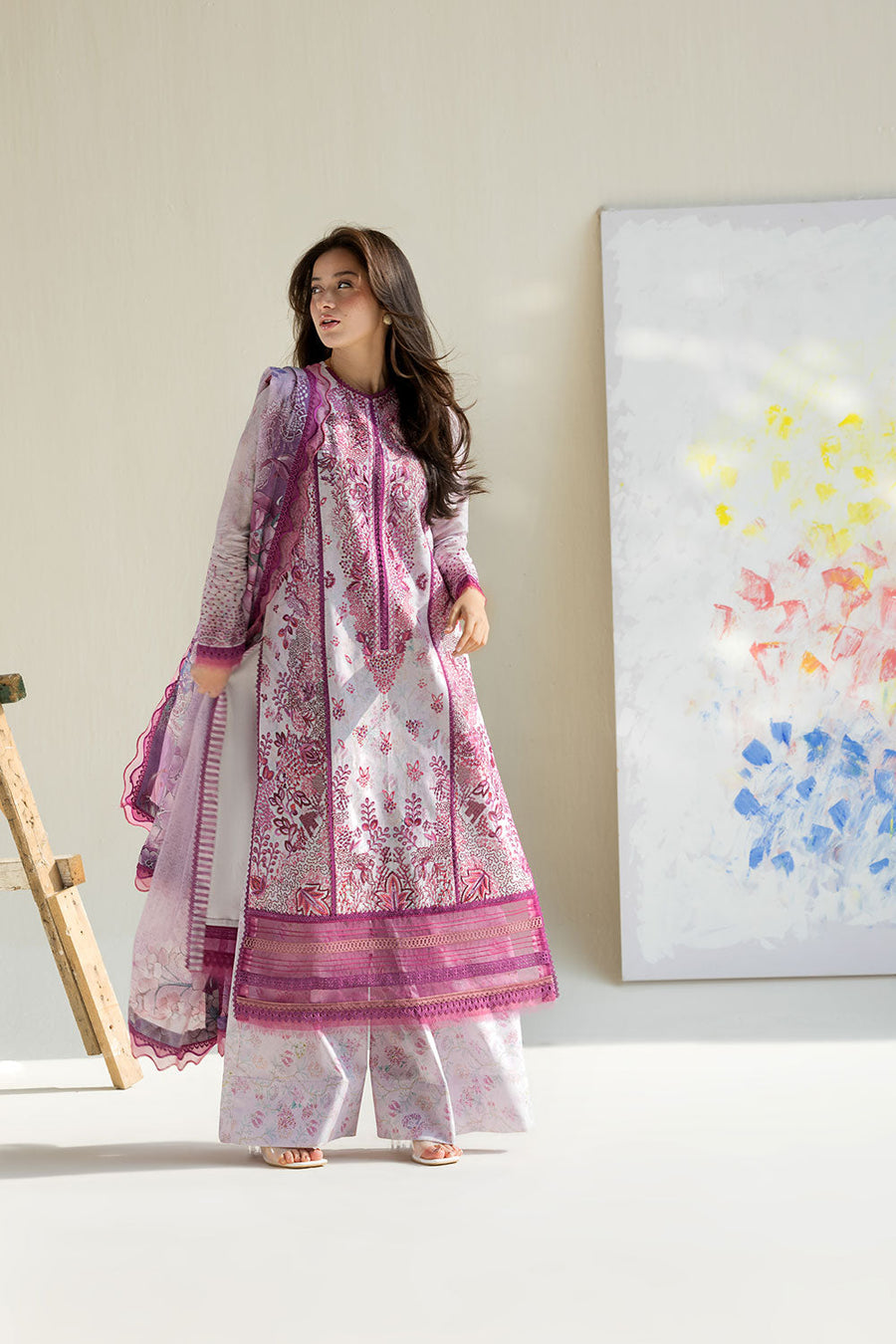 Sobia Nazir Vital Embroidered Lawn Unstitched 3Pc Suit VT26-05A