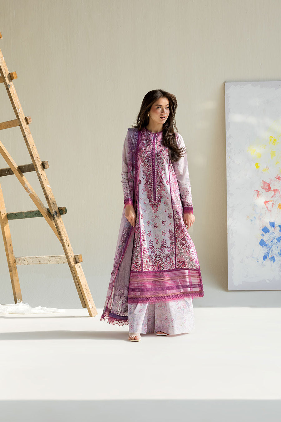 Sobia Nazir Vital Embroidered Lawn Unstitched 3Pc Suit VT26-05A
