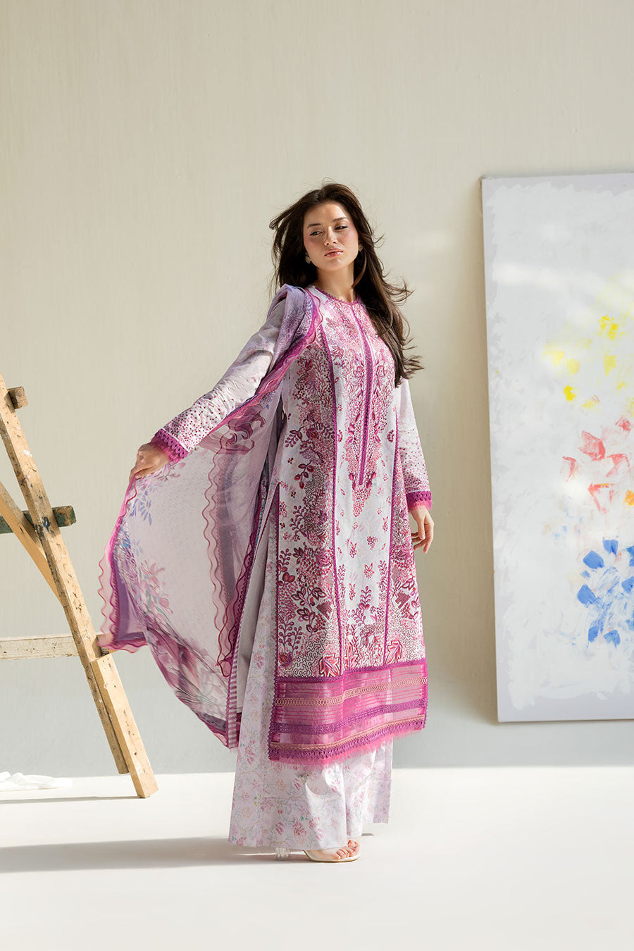 Sobia Nazir Vital Embroidered Lawn Unstitched 3Pc Suit VT26-05A
