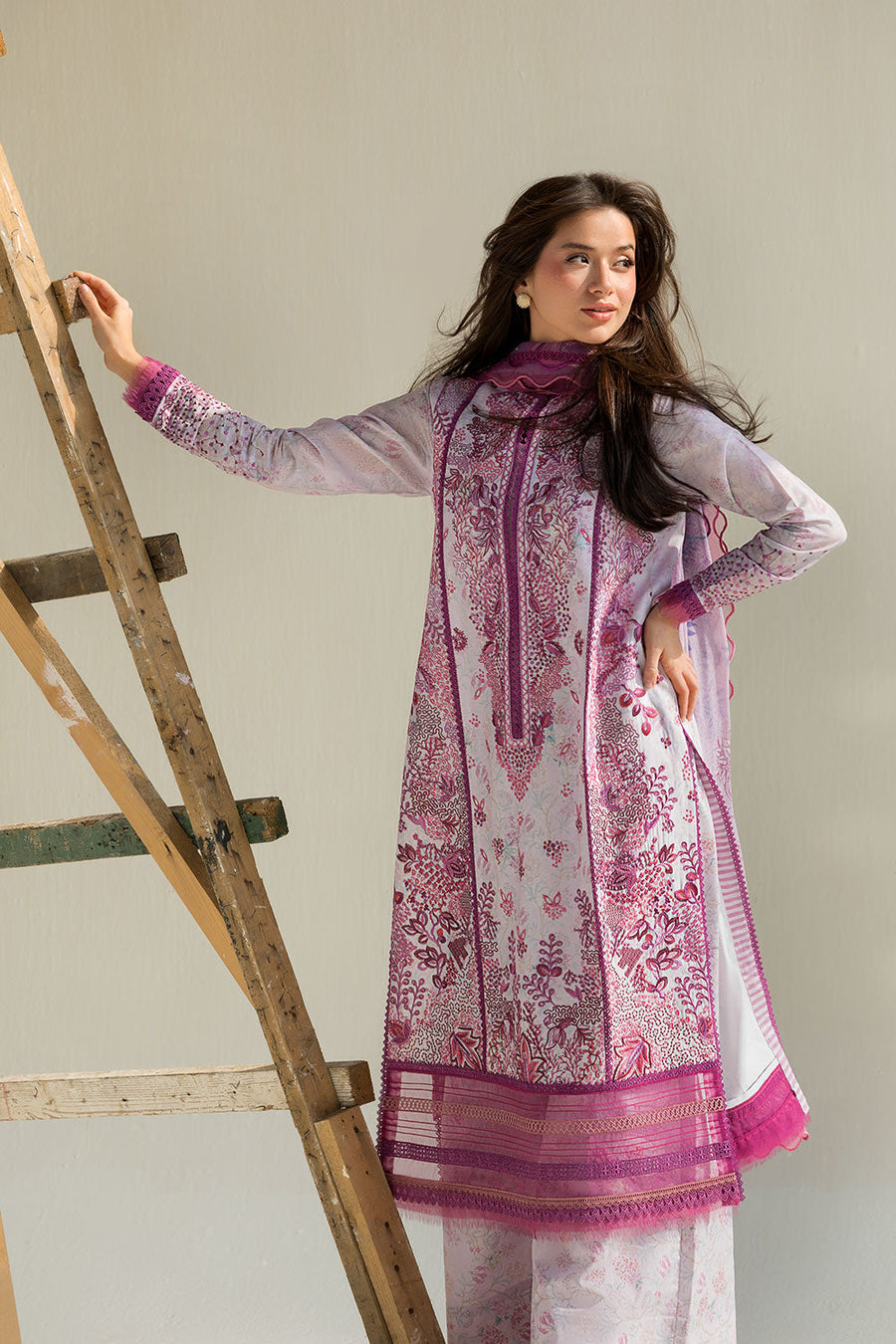 Sobia Nazir Vital Embroidered Lawn Unstitched 3Pc Suit VT26-05A