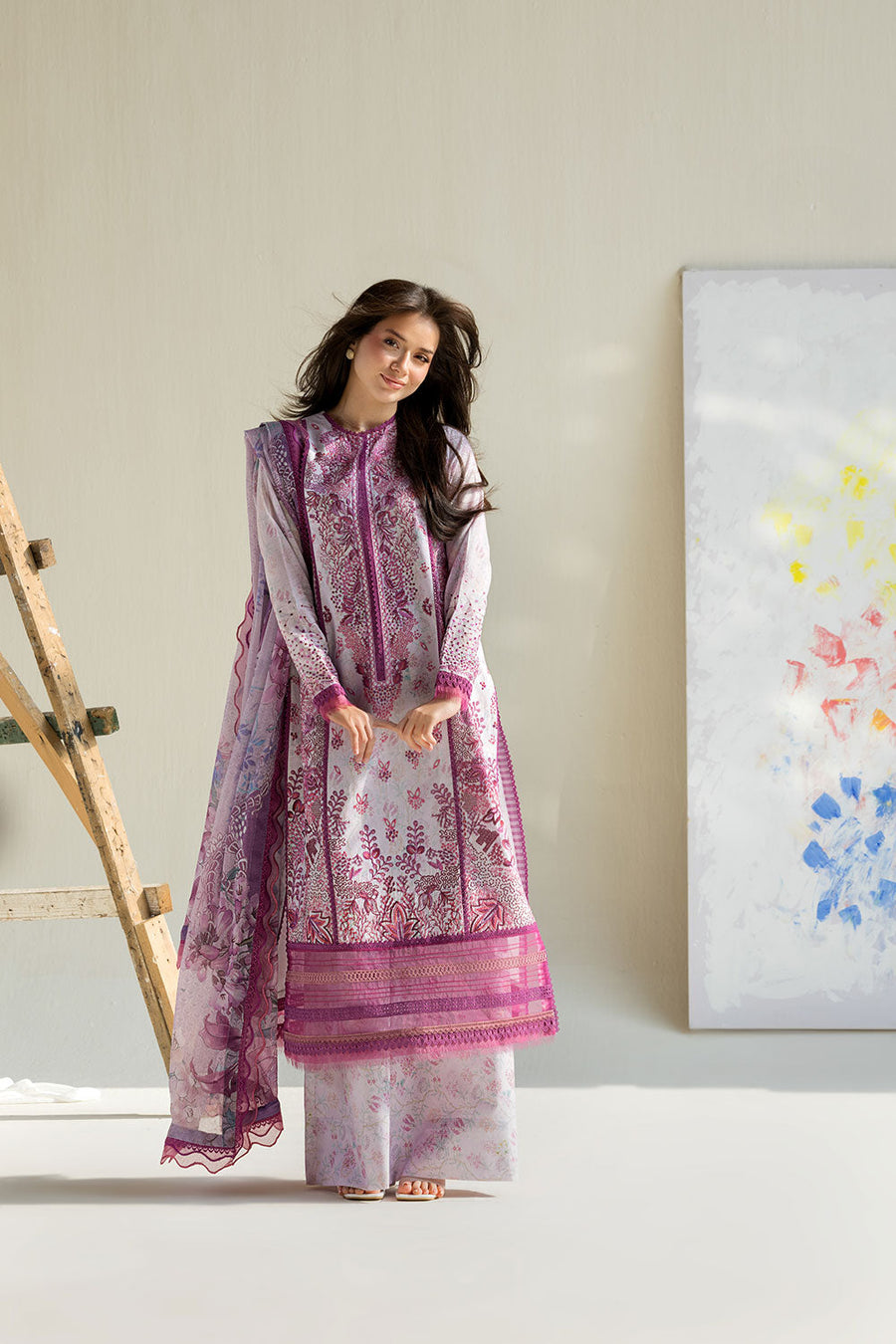 Sobia Nazir Vital Embroidered Lawn Unstitched 3Pc Suit VT26-05A