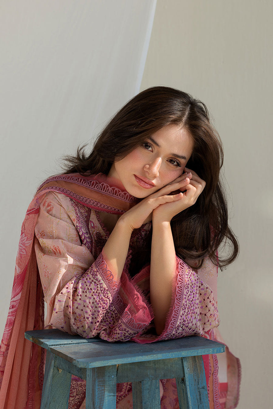Sobia Nazir Vital Embroidered Lawn Unstitched 3Pc Suit VT26-05B
