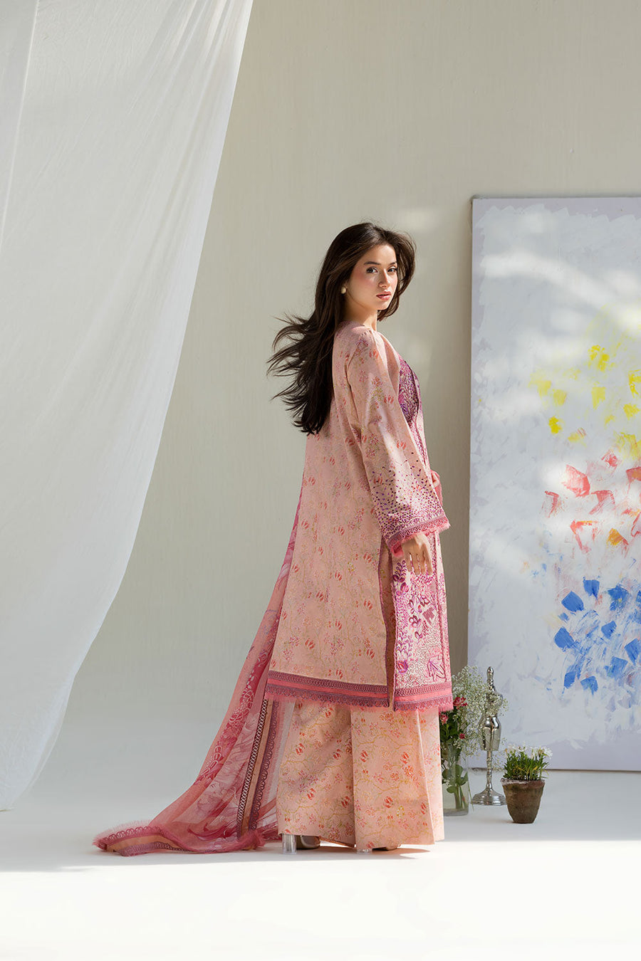 Sobia Nazir Vital Embroidered Lawn Unstitched 3Pc Suit VT26-05B