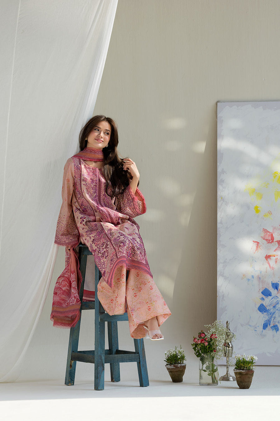 Sobia Nazir Vital Embroidered Lawn Unstitched 3Pc Suit VT26-05B