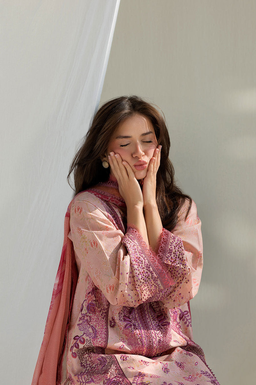 Sobia Nazir Vital Embroidered Lawn Unstitched 3Pc Suit VT26-05B