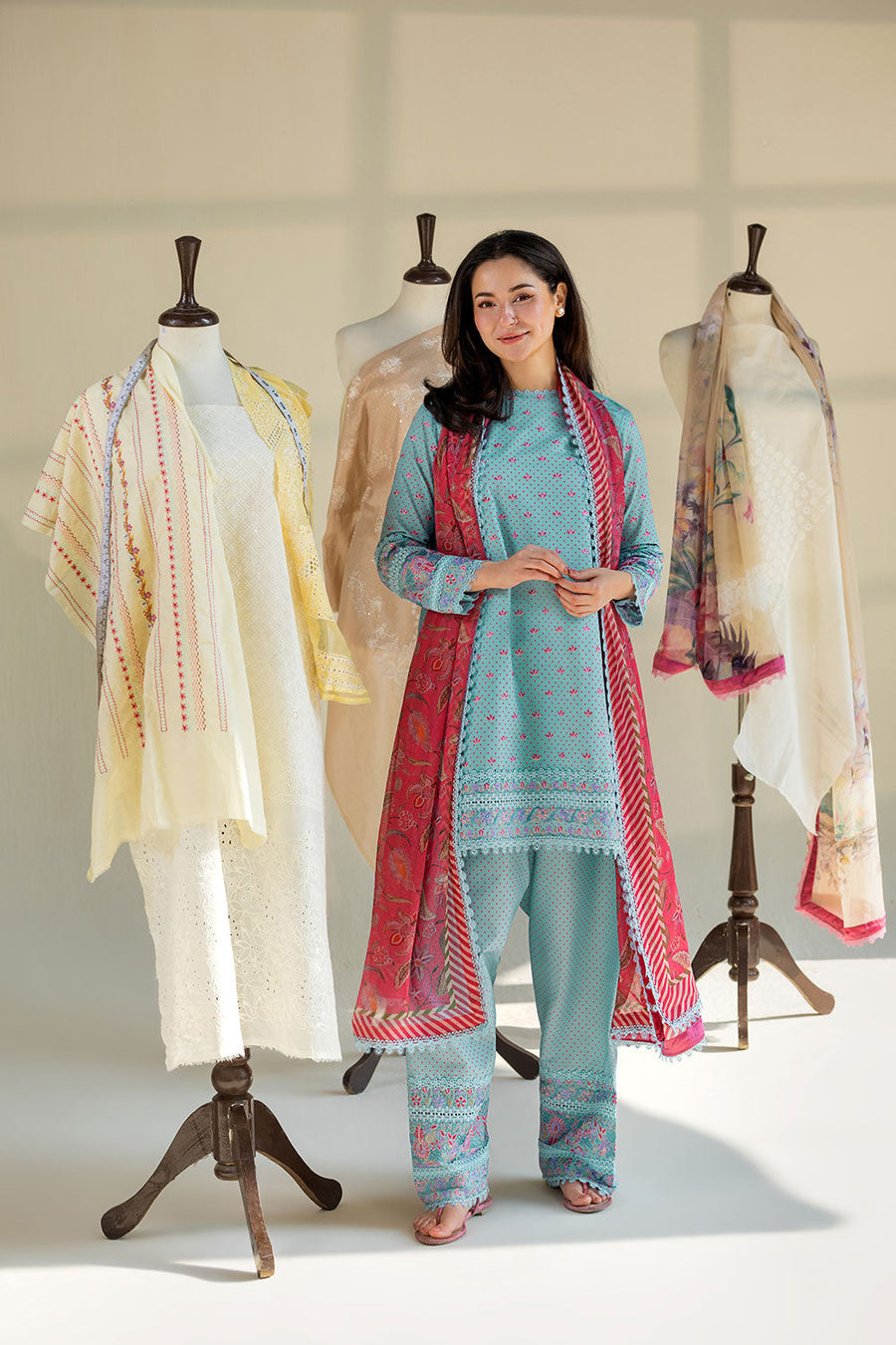 Sobia Nazir Vital Embroidered Lawn Unstitched 3Pc Suit VT26-06A