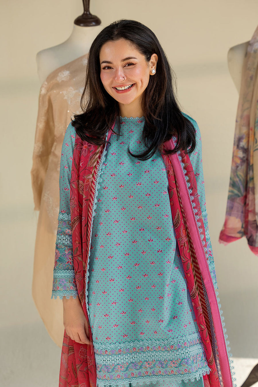 Sobia Nazir Vital Embroidered Lawn Unstitched 3Pc Suit VT26-06A