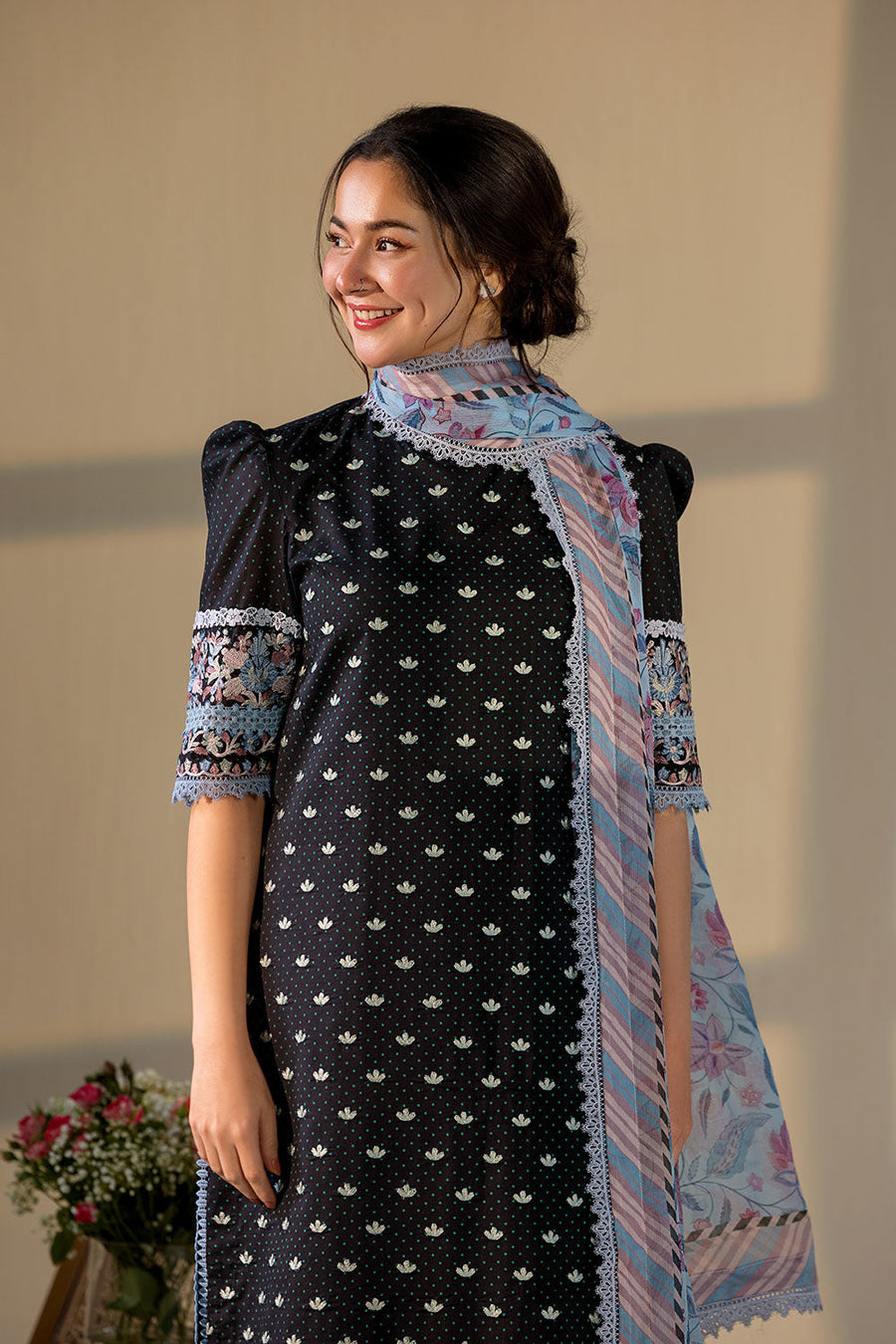 Sobia Nazir Vital Embroidered Lawn Unstitched 3Pc Suit VT26-06B