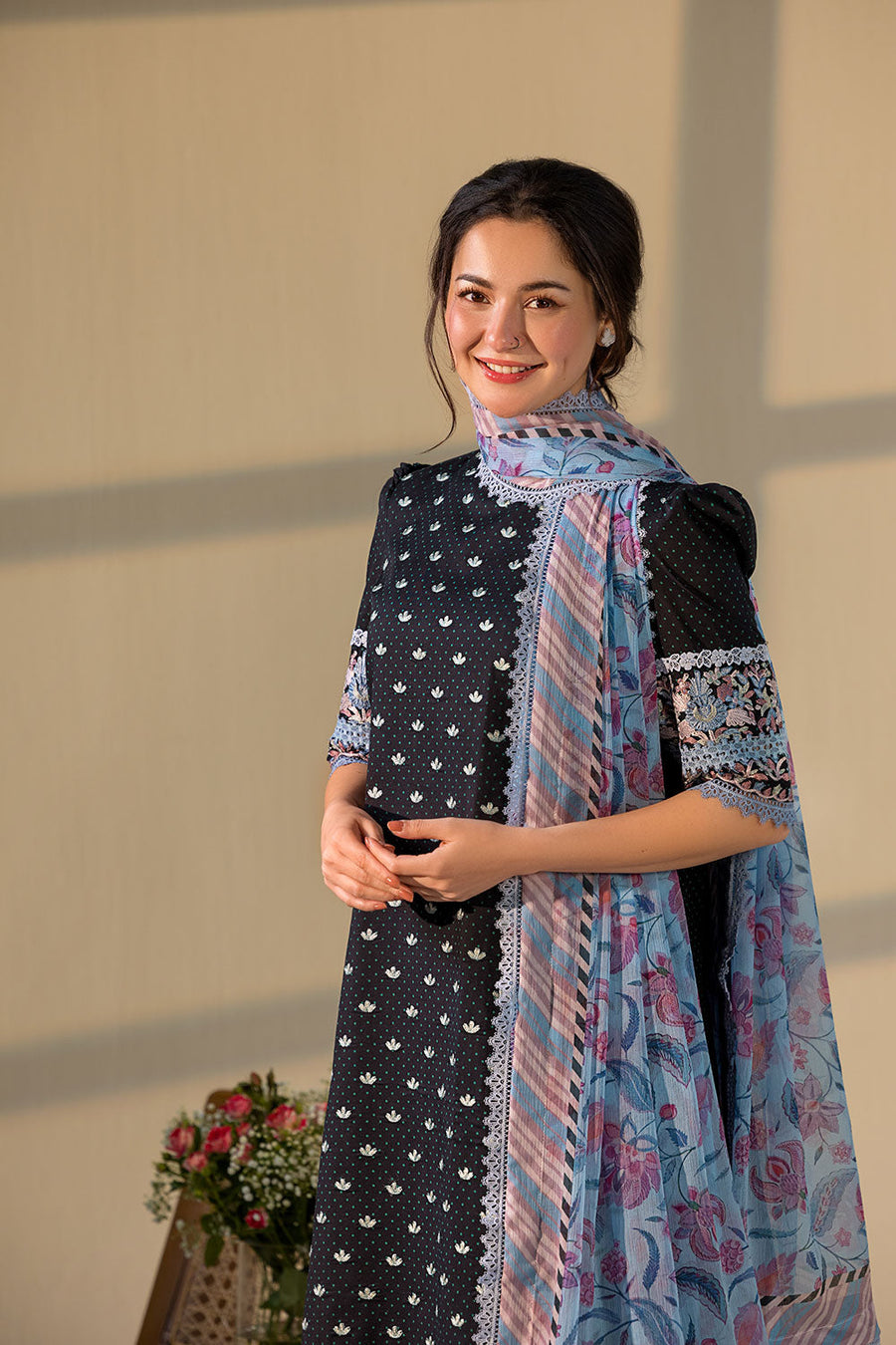 Sobia Nazir Vital Embroidered Lawn Unstitched 3Pc Suit VT26-06B