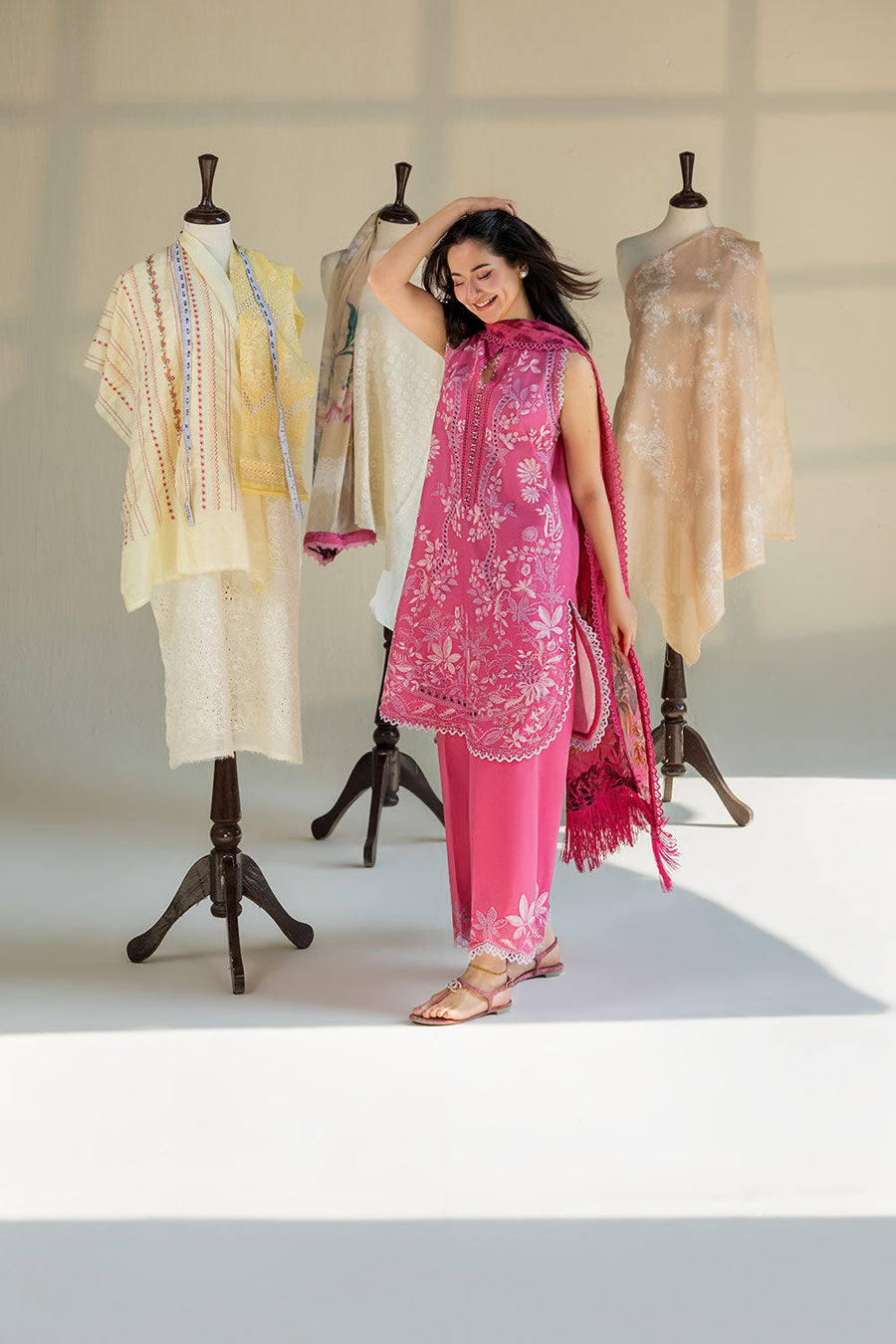 Sobia Nazir Vital Embroidered Lawn Unstitched 3Pc Suit VT26-08A