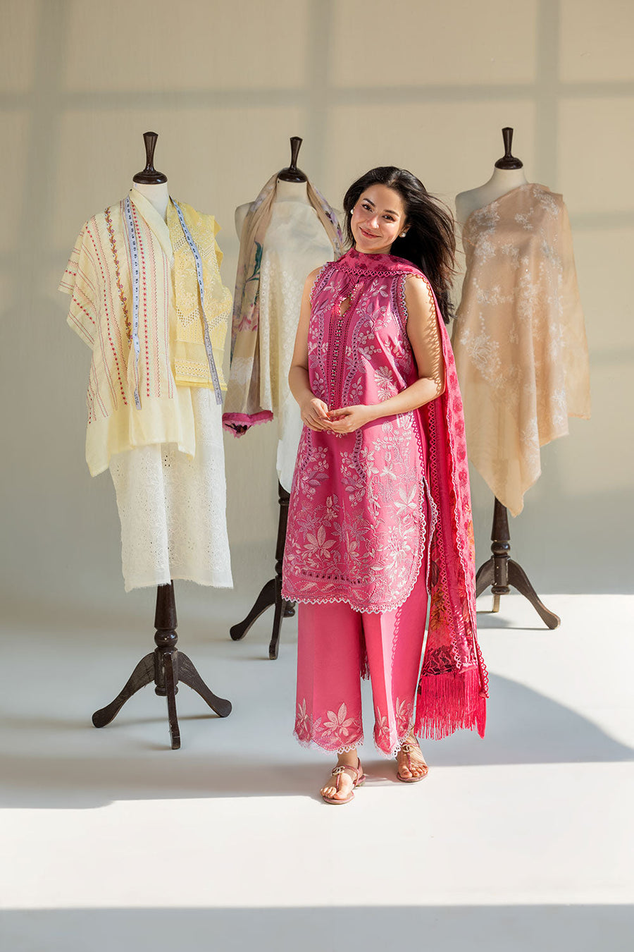 Sobia Nazir Vital Embroidered Lawn Unstitched 3Pc Suit VT26-08A