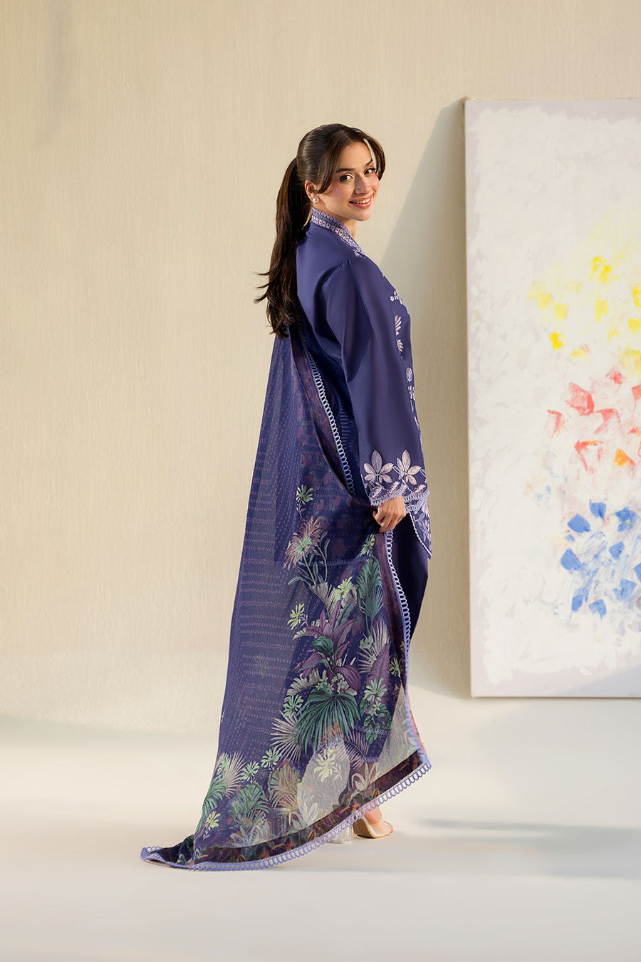 Sobia Nazir Vital Embroidered Lawn Unstitched 3Pc Suit VT26-08B