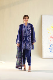 Sobia Nazir Vital Embroidered Lawn Unstitched 3Pc Suit VT26-08B