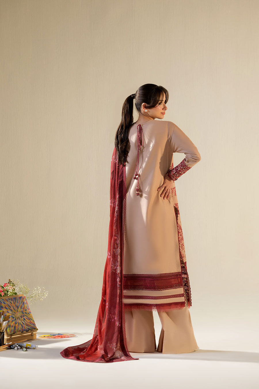 Sobia Nazir Vital Embroidered Lawn Unstitched 3Pc Suit VT26-09A