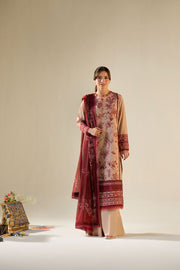 Sobia Nazir Vital Embroidered Lawn Unstitched 3Pc Suit VT26-09A