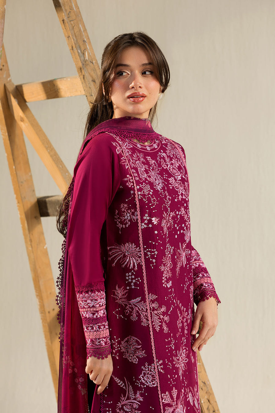 Sobia Nazir Vital Embroidered Lawn Unstitched 3Pc Suit VT26-09B