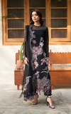 Asifa & Nabeel Versa Luxury Lawn Unstitched 3Pc Suit VUL26-01 Noir Lily