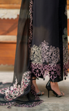 Asifa & Nabeel Versa Luxury Lawn Unstitched 3Pc Suit VUL26-01 Noir Lily