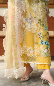 Asifa & Nabeel Versa Luxury Lawn Unstitched 3Pc Suit VUL26-02 Sovereign Lace