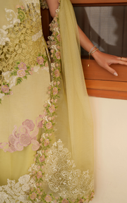 Asifa & Nabeel Versa Luxury Lawn Unstitched 3Pc Suit VUL26-03 Heirloom