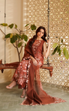 Asifa & Nabeel Versa Luxury Lawn Unstitched 3Pc Suit VUL26-04 Legacy Bloom