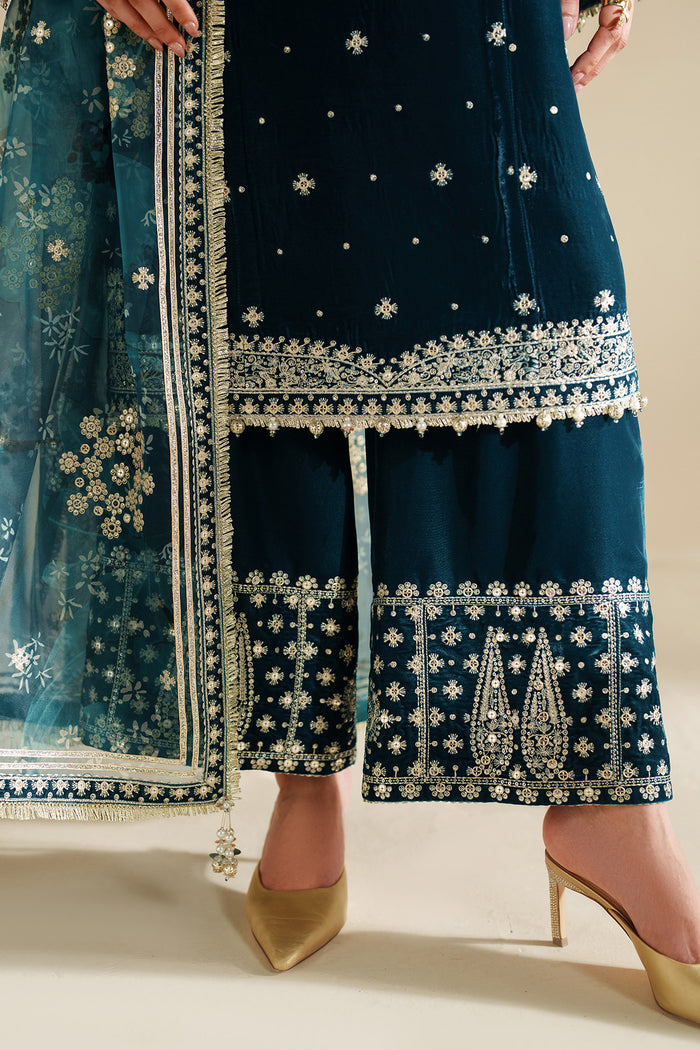 Jazmin Velvet Vogue Unstitched Embroidered 3Pc Suit VVF-D-02