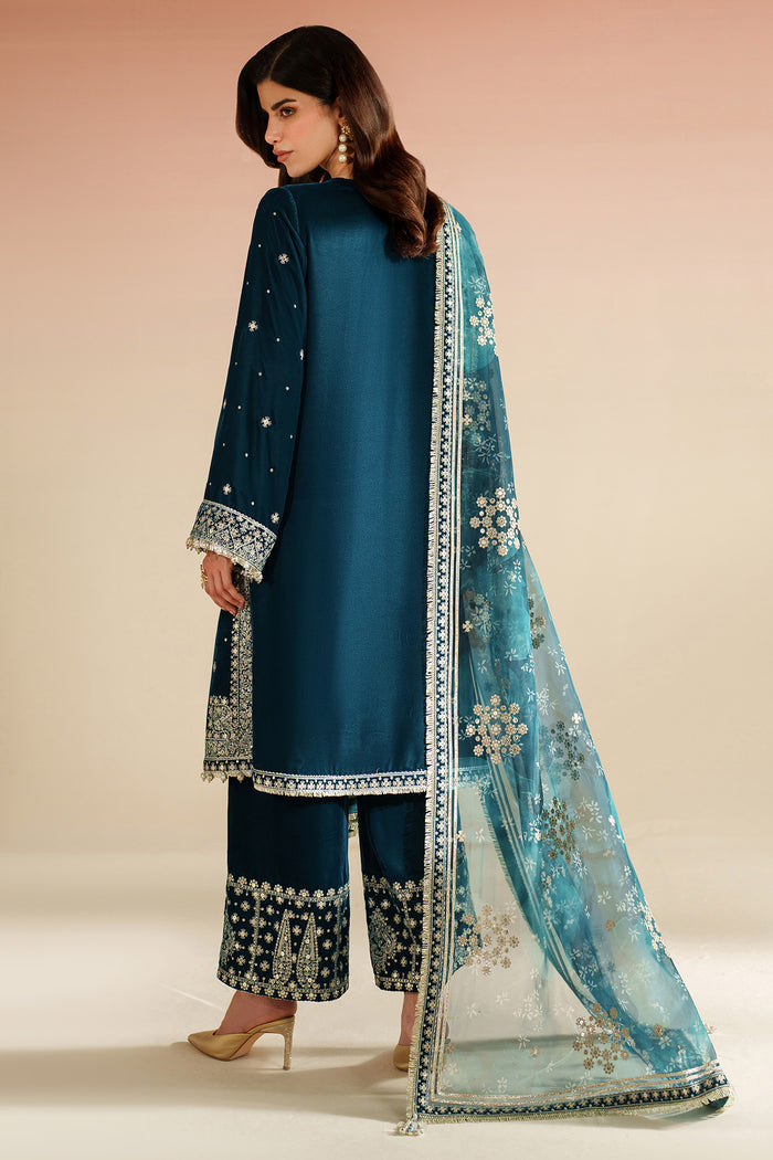 Jazmin Velvet Vogue Unstitched Embroidered 3Pc Suit VVF-D-02