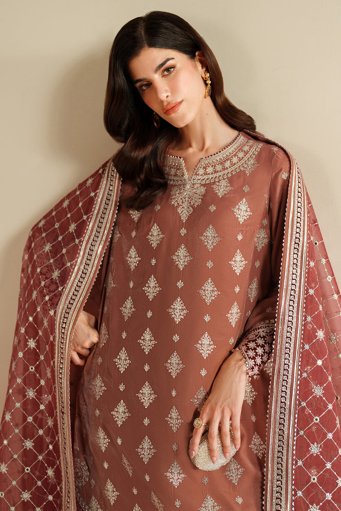 Jazmin Velvet Vogue Unstitched Embroidered 3Pc Suit VVF-D-03