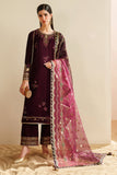 Jazmin Velvet Vogue Unstitched Embroidered 3Pc Suit VVF-D-04