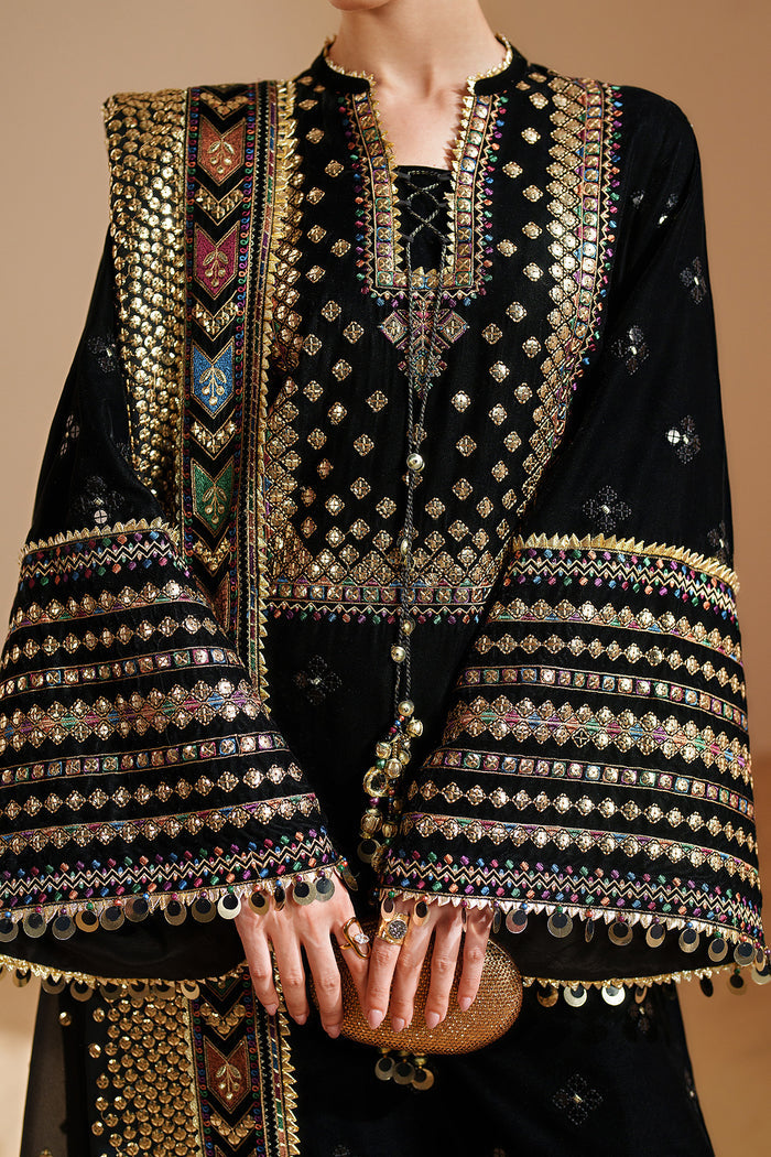 Jazmin Velvet Vogue Unstitched Embroidered 3Pc Suit VVF-D-05
